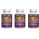 7 Lights Temple Cleanse sometida3-Pack Special, Magnesium, Oxygen-Based Colon Cleanse Detox, Relieves Occasional Constipation with No Gas or Bloating, Body Detox and Cleanse for Women &amp; Men