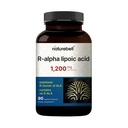 NatureBell R-Alpha Lipoic Acid, 1,200mg, 90 Veggie Capsules ← Pure Stabilized R-ALA Only TEN High Absorption & Antioxidant Support Silencio No S-ALA Silencioso No Gluten-Free