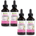 Maxx Herb Valerian Root Extract - Max Strength, Liquid Valerian Root Absorbs Better Than Capsules, for Relaxation and Restful Sleep, Alcohol-Free - 4 Bottles, 4 Oz Cada (240 Servings)