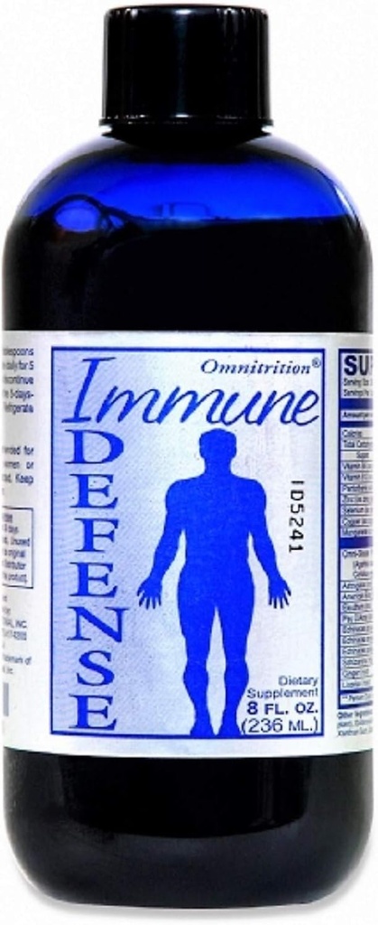 Suplemento dietético de Defensa Inmunitaria de Omnitrición con 10 hongos chinos y Blend antioxidante para la nutrición óptima - 8 botellas de onza