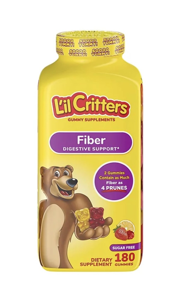 L'il Critters Fiber Gummies, Sugar Gratis, 180 Conde