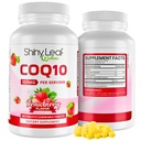Hoja brillante CoQ10 100mg - Chewable CoQ10 Suplemento - Coenzima Q10 para la salud del corazón y la energía - Natural Co Q 10 Suplemento para el bienestar cardiovascular - 100mg Tablas Chewable, 90 Tabletas, Made in USA