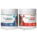NWC Naturals Twin Pack - Probióticos y Enzimas Digestivos para perros y gatos uno Total-Zymes y uno Total-Biotics 8-Ounce