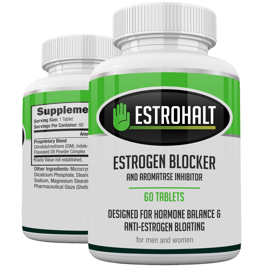 Estrogen-Blocker Suplemento " Natural Anti Aromatase Inhibitor Pills for Men " Women DIM (Diindolylmethane) " Indole 3 Carbinol (I3C) Suplementos para la Dominancia Estrógeno " Balance hormonal