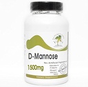 D-Mannose 1500mg // 180 Capsules // Pure // por PureControl Suplementos