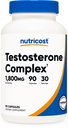Complejo de soporte de testosterona Nutricost (90 cápsulas) -1800mg por servicio