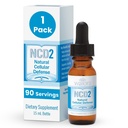 Waiora NCD2 Activado Best Pure Zeolite Liquid Drops – Natural Body Cleanse & Immune Support with Zeolite Clinoptilolite Liquid, pH Balance Formula, All-Natural – 1 Botella (0,5 oz.), 90 Servimientos
