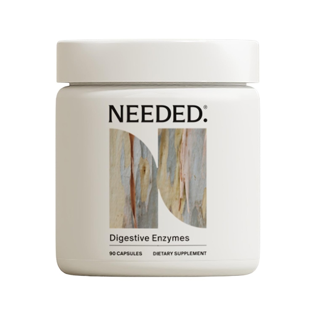 Necesitado. Digestive Enzymes Support - Daily Essential Enzymes Support for Bloating Relief - 90 Capsules with 14 Clinically Backed Digestive Enzymes