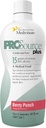 Péptidos de colágeno líquido Tipo I, III 15 gramos de proteína por oz. TEN Plus Berry Punch Botellas 4 pack Medtrition