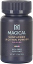 MAGICAL BUTTER Sunflower Lecithin Powder – Soy-Free, Non-GMO, Vegan & Kosher Butter & Oil Stabilizer for Baking & Cooking, 1.76 oz
