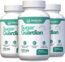 Sugar Guardian Herbal-Based Solution Suplemento TEN 525mg 30 Powder Capsules - 3 Month Supply ¦ Plant Ingredients - Non GMO - Made in USA - 3 Pack
