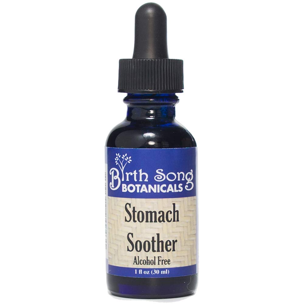 Botánicos de la Canción de Nacimientos Stomach Soother Tincture – Herbal Digestion Support Suplemento de Apoyo a la Enfermedad de la Moción de estómago – Herbal Digestive Aid Suplemento, Alcohol-Free, 1 oz