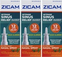 Zicam Intense Sinus Relief, Cooling Menthol &amp; Eucalyptus Pump 0.5 fl oz (Quantity of 3)