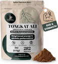 Tongkat Ali para Hombres Powder 200:1 Extracto 282 Servidores 5 Bolsa de onzas Eurycoma Longifolia Suplemento de Polvo Tonkat-Ali Pure Longjack Root Hombres Tradicionales Salud Soporte para la Pasión de Conducción