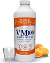Tesoro enterrado VM100 Daily Multi - 32 Actuaciones, Vitaminas líquidas Suplemento Minerales con Copa de Dose