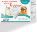 Probisol Pets, Pólvora Probiótica para perros y gatos, ayuda a apoyar un sistema saludable, digestivo, disminución de residuos de espuma, mejor digestión / sabor a leche / 5.3oz (150g)-30 Packets