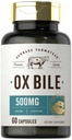 Carlyle Ox Bile Suplemento 500 mg ← 60 cápsulas ← Enzymes Digestivos Silencio No GMO &amp; Gluten Vida libre por Herbage Farmstead