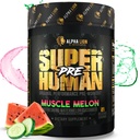 ALPHA LION Superhuman Pre Workout Powder, Beta Alanine, L-Taurine ' Tri-Source Caffeine for Sustained Energy & Focus, Nitric Oxide & Citrulline for Pump (21 Servings, Muscle Melon)