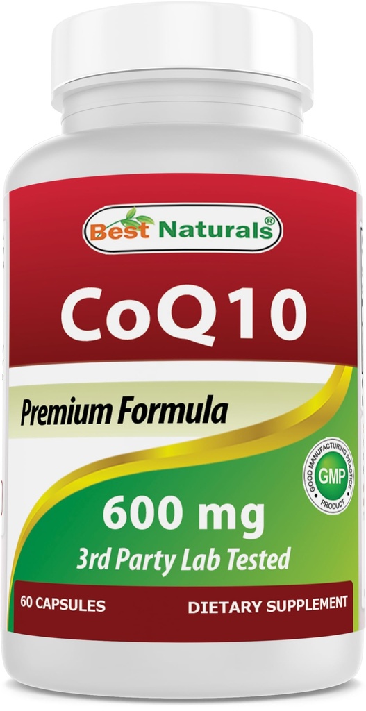 Mejores Naturales CoQ10 600 mg 60 cápsulas (817716013725)