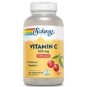 SOLARAY Chewable Vitamina C 500 mg, Natural Cherry Flavor con Dulces Naturales, Antioxidante e Inmuno Suplemento de Apoyo con Base Alimentaria entera, Garantía de 60 días, 100 Serviciones, 100 Chewables