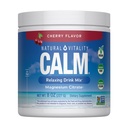 Natural Vitality Calm, Suplemento Magnesio, Anti-Stress Drink Mix Powder, Gluten Free, Vegan, " Non-GMO, Cherry, 8 oz