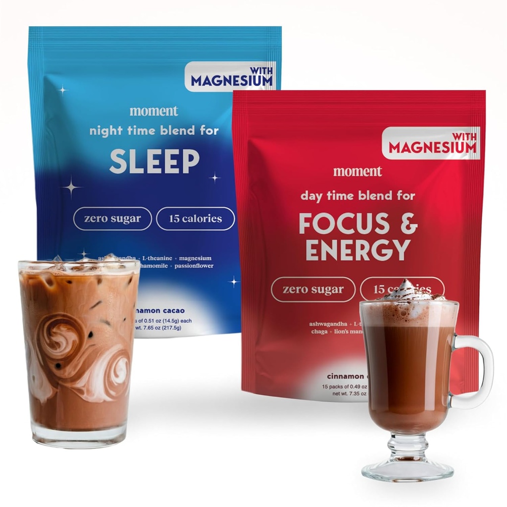 Bebe tu meditación Momento Chocolate Dream &amp; Cacao Adaptogen Mushroom Bundle ← Dormir &amp; Energía Silencioso 0 Azúcar Silencioso Chocolate caliente y Café Alternativa Silencio Reishi, Ashwagandha, Lion's Mane, GABA Silencioso 30 Servimientos