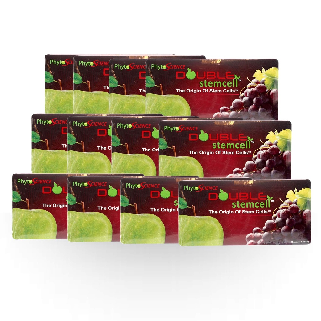 (Fórmula de calidad suizo) 12x Fitociencia PhytoCellTec Apple Grape Doble células madre StemCell anti envejecimiento