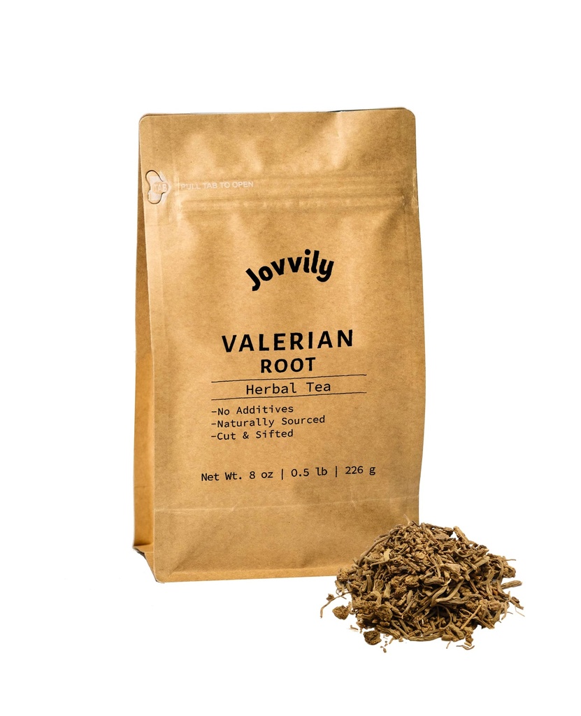 Jovvily, Valerian Root,Herbal Tea, 8 Oz | For ingredient-focused supplements, herbal preparations, and wellness routines