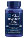 Extensión de vida Cognitex® Elite Pregnenolone, sabio, Blueberry, ashwagandha, fosphatidylserine, Advanced Formula, Atención, Focus, Memory, Gluten-Free, Non-GMO, Vegetarian, 60 Tablets