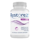 RestoreZ Stay Asleep (60 Capsules) Natural Sleep Supplement - Maintain Long Restful Sleep Through The Night - Non-Habit Forming Sleep Aid