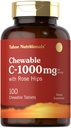 Carlyle Vitamina C Chewables ← 1000mg ← 100 Tablets Natural Orange Flavor ¦ Vegetarian, Non-GMO &amp; Gluten Free Supplement tención Tahoe Nutritionals