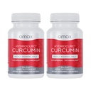 Omax3 2 Pack- HydroCurc Turmeric Curcumin Softgels, Highly Bioavailable MCT Oil Nanoparticle for Potency & Absorption, Joint Health, 120 Softgels