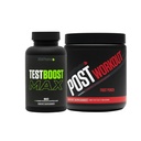 Nación de escultura por V Test de dragado Boost Max y Post Workout Fruit Punch Powder Bundle