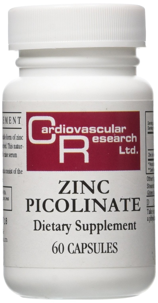 Cardiovascular Research Zinc Picolinate Capsules, 60 Conde