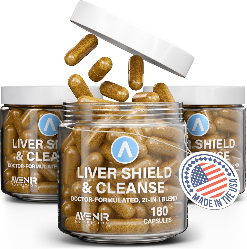Liver Shield & Cleanse ← Herbal Liver Cleanse Detox & Repair Supplement  Milk Thistle & Artichoke Extract Supplements ← Fatty Liver & Health Support ← 180 Capsules for Men and Women