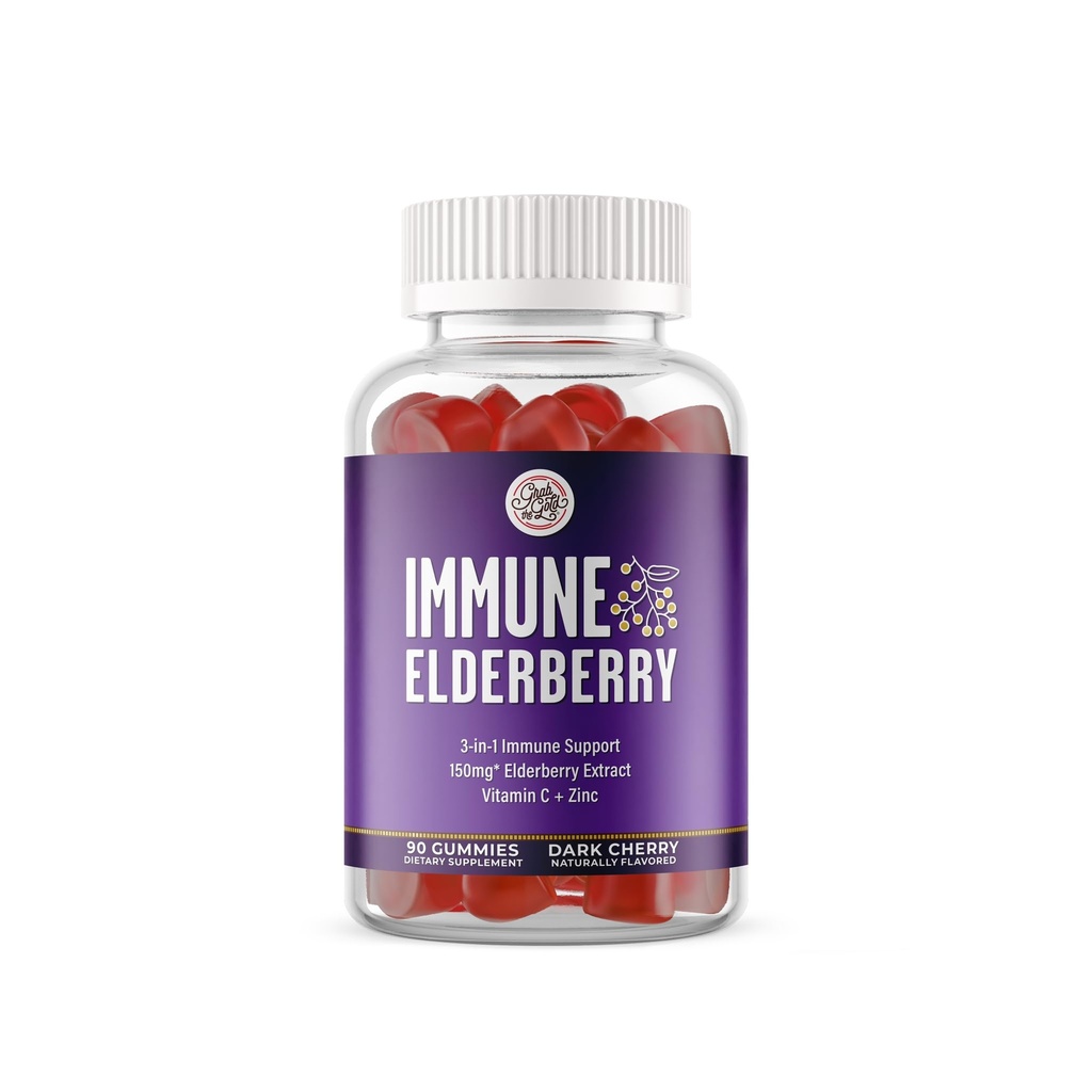 Agarra las Gummies de oro con vitamina C " Zinc ← Immune Support Gummies, Vegan, Gluten-Free TEN 45 Day Supply
