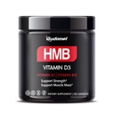 HMB con D3, K2 &amp; B12 – Suplemento de apoyo a la salud muscular – 150 cápsulas – Made in USA