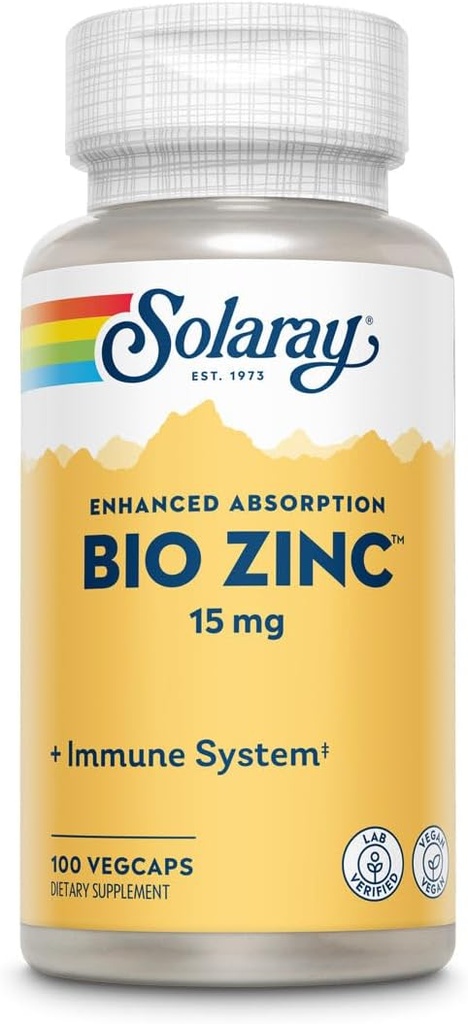 Bio Zinc con Zinc Picolinate " Ingredientes sinérgicos (100 cápsulas)