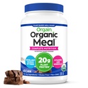 Orgain Orgain orgánico Vegan Meal Reemplazo Proteína Polvo, Creamy Chocolate Fudge - 20g Planta Basada Proteína, Gluten Gratis, Dairy Gratis, Lactose Gratis, Soy Gratis, No Sugar Añadido, Para Smoothies & Shakes - 2.03lb