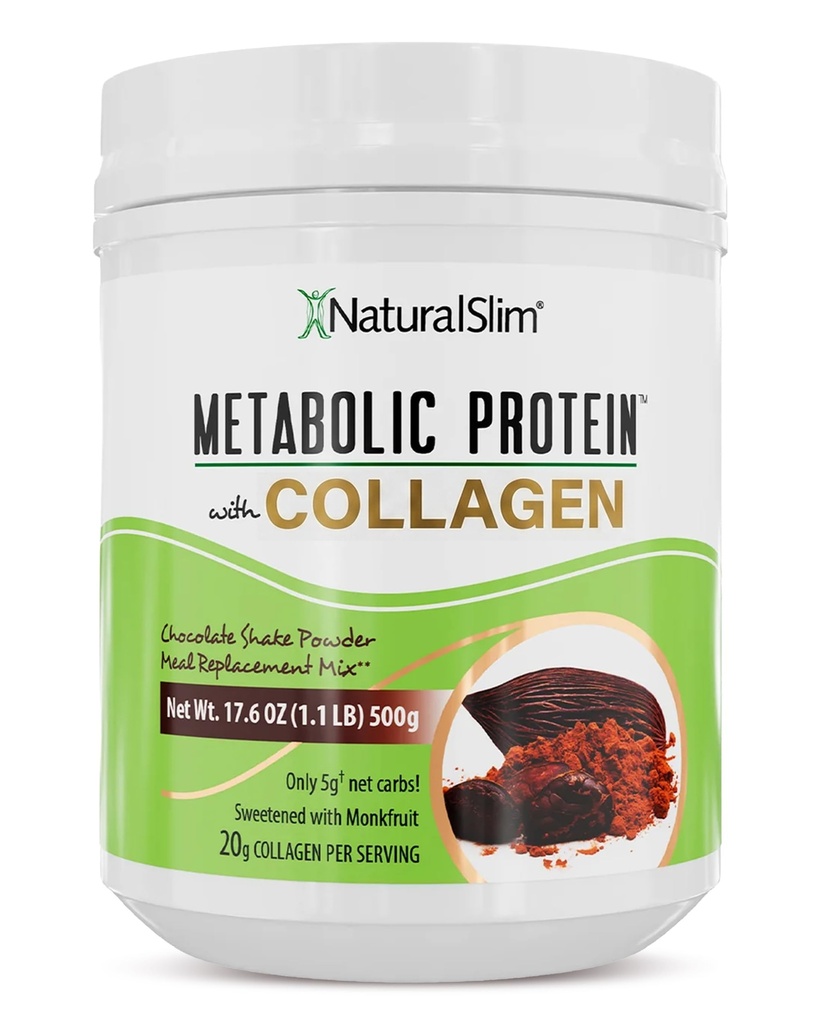 Polvo de proteína metabólica con Collagen, Whey Protein Powder Shake, Collagen hidrolizado con L-Glutamina para soporte metabólico, Digestión, Esquía, Conjuntos &amp; Muscle, Reemplazo de carne baja, 17.06 oz