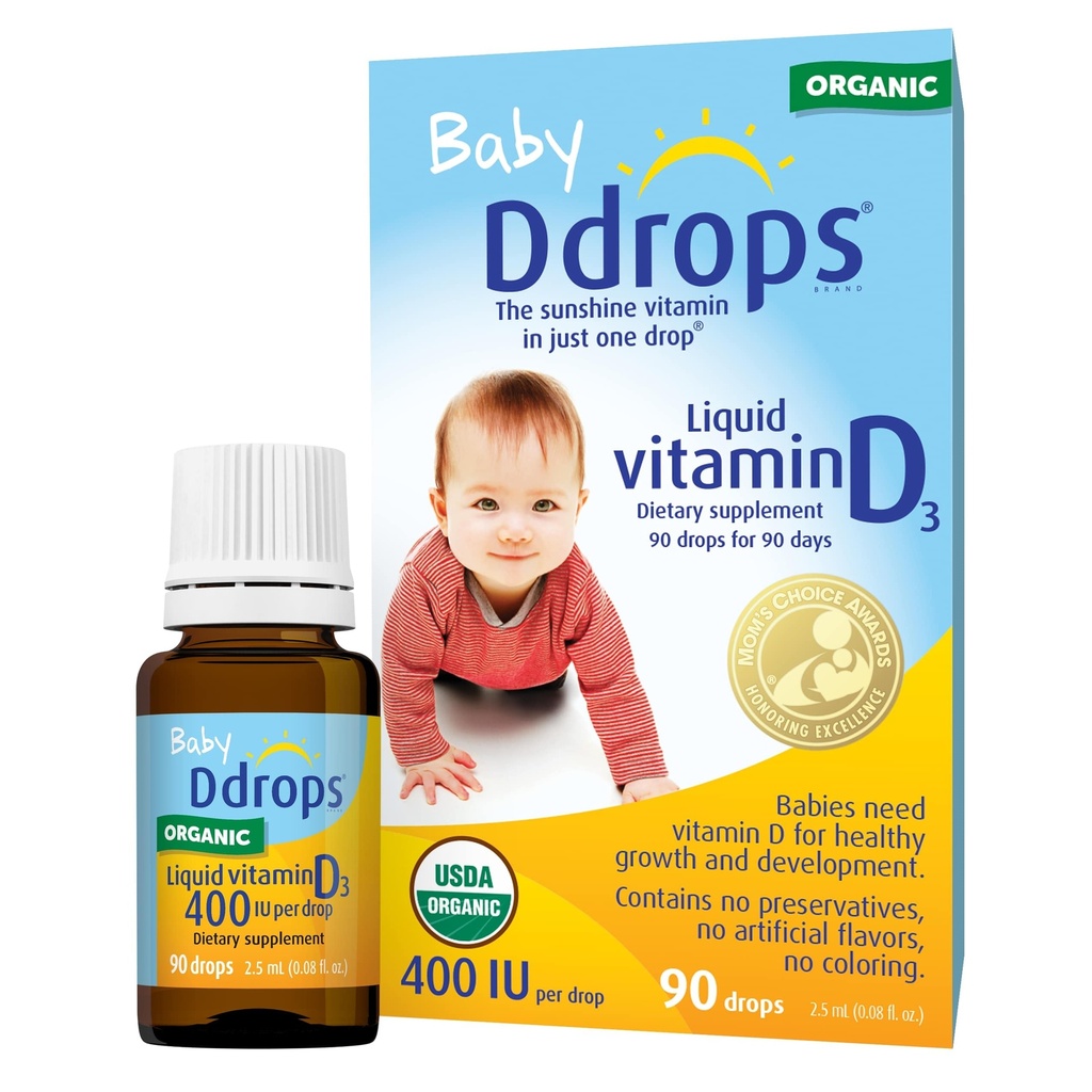 Ddrops Baby 400 gotas de UI, Pack de 2