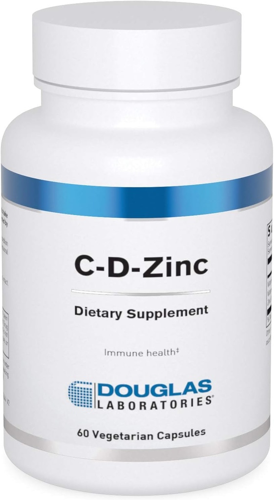 Douglas Laboratories C-D-Zinc Apoyo para la Salud Celular y la Función Inmunitaria* ← 60 cápsulas vegetarianas