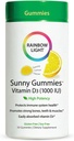 Rainbow Light - Sunny Gummies Vitamina D3 1000 UI, Apoyo a los huesos saludables, músculos e inmunidad en una familia amigable con vitamina D3, libre de soja, libre de gluten, limón amargo, 50 gotas de goma