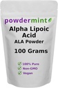 Pólvora de ácido alfa (RS-ALA, ALA pura) Antioxidante (ALA Powder) Incluido