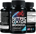 Extra Strength Nitric Oxide Booster - 3X Strength L-Arginine AKG & Citrulline Malate - Men & Women Premium Pre Workout Nitric Booster - Natural Energy & Muscle Support, Bottled in USA - 240 Capsules