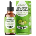 Soursop Graviola Liquid Drops 1900MG 2Fl Oz, Soursop Bitter Leaf Extract Suplementos, Sleep Relax Support and Immune Boost - Sugar Free, Natural Flavor, Herbal Goodness