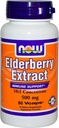 Now Foods Elderberry 500 Milligrams, 60 Veg Capsules (Pack of 2)