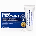 WeLMATE - 5% Lidocaine Numbing Cream, 2oz (60g) - Maximum Strength Lidocaine Cream - Hemorrhoid Relief - External Use Anesthetic, Vitamin E - Child Resistant - Topical Skin Care