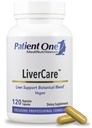 Pacientes One LiverCare Silencioso Suplemento para apoyar la salud del hígado* Silencioso con esteto de leche, Glutathione, Turmeric, Artichoke y Más Silencio 120 cápsulas