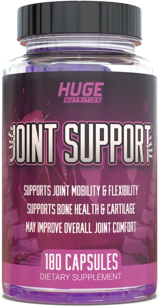 Grandes Suplementos Soporte Conjunto, Fórmula Basada en las Ciencias para optimizar el Confort Conjunto con Condroitina, MSM, Glucosamina, Extracto de Boswellia para Mujeres Hombres, 30 Servimientos